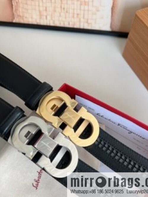 i1666226220_469_0-800x800jljay30baoa54536_20250630010009.jpg Salvatore Ferragamo Men\'s 3.5cm Classic Double Circle Automatic Buckle, Imported Double-sided First Cowhide Belt