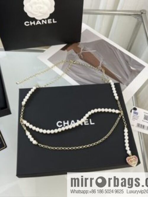 i1666611019_4612_0-800x800vrmpbrwdhfo54407_20250630005911.jpg New ☑️ CHANEL CHANEL double c peach heart pearl belt belt chain