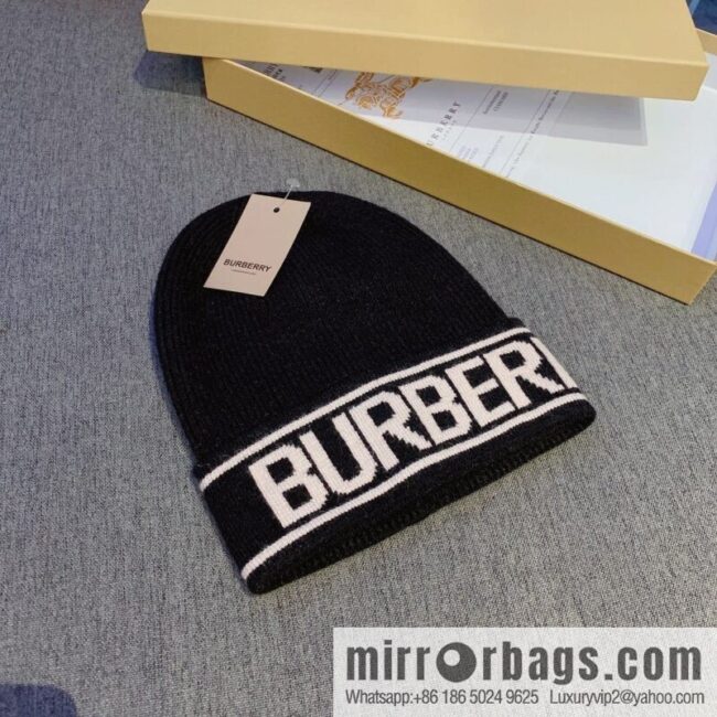 Burberry 2022 autumn and winter new unisex wool hat