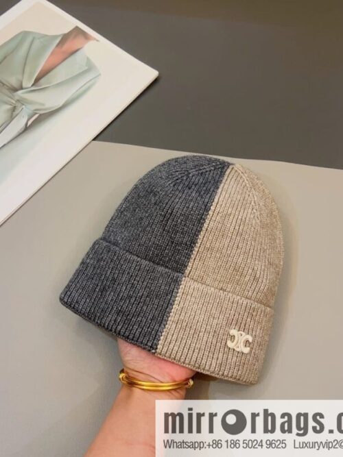 i1670739042_598_7-800x80043wqtb01p3f46852_20250629234828.jpg CELINE Arc de Triomphe logo knitted wool hat