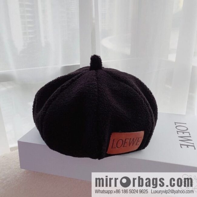 LOEWE Lamb wool octagonal hat