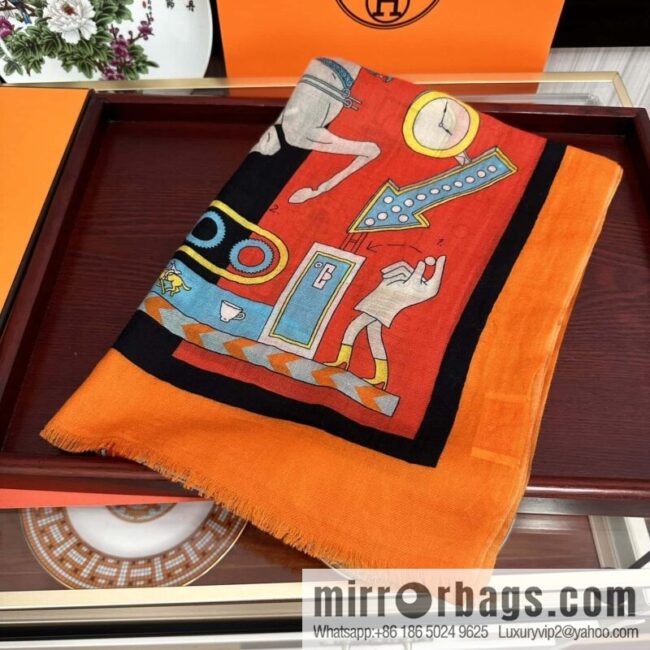 Hermes Hermes Ring Fleece Towel