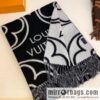 LV Louis Vuitton Jacquard Monogram Floral Scarf
