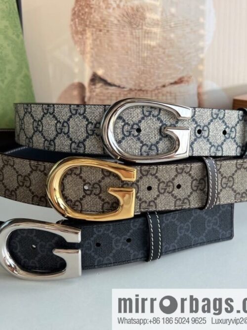 wsxc1667305883704_1-800x8003vav3x4ffzj54393_20250630005903.jpg Gucci Gucci, Select Men\'s G-Buckle Belt 3.8cm