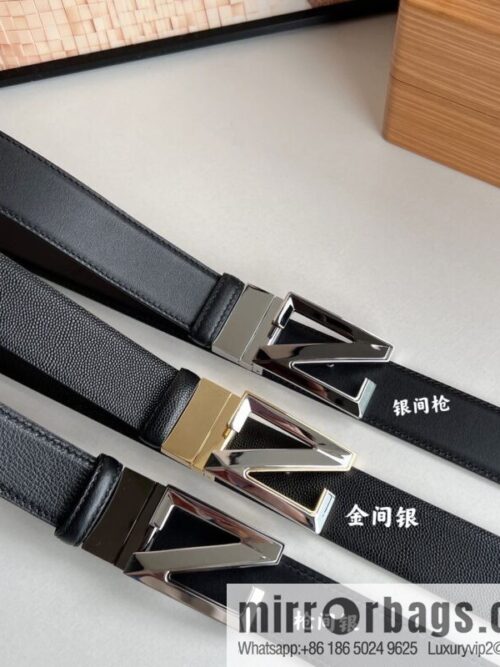 wsxc1668600974699_0-800x800hplacflhdla53747_20250630005336.jpg Ermengildo. Zein Double Sided Cowhide Sheepskin Textured Men\'s 3.5cm Belt