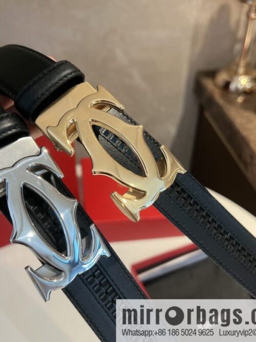 wsxc1669459361493_0-800x800f5ij51jc53t53561_20250630005207.jpg Cartier Men\'s 3.5cm Classic Stainless Steel Double C Automatic Buckle, Double Sided First Cowhide Belt Alveolar Belt