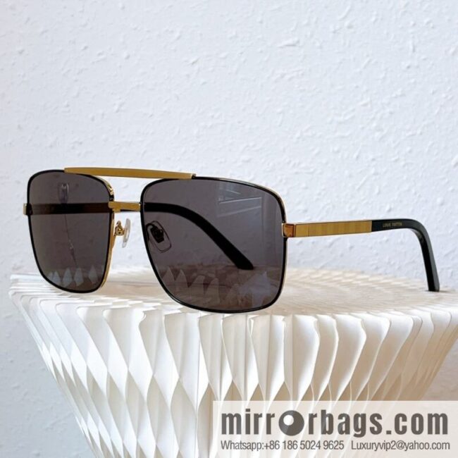 LV Louis Vuitton Square Men\'s Sunglasses