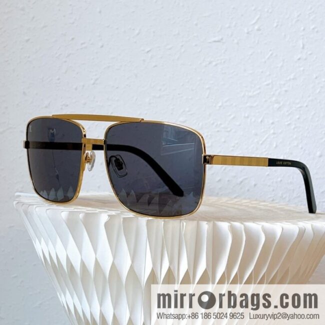 LV Louis Vuitton Square Men\'s Sunglasses