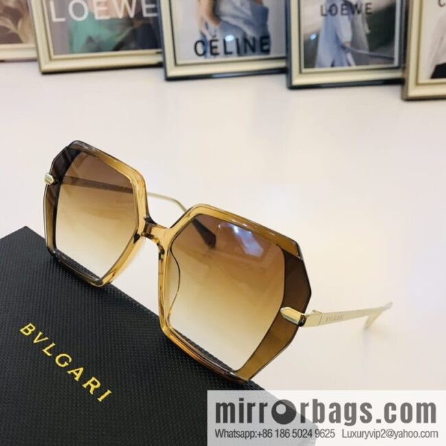 BVLGARI Large Frame Unisex Sunglasses