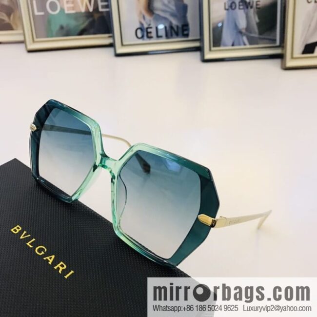 BVLGARI Large Frame Unisex Sunglasses