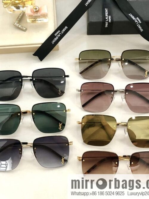 wsxc1673532547535_8-800x800mkap35zrtns45786_20250629233919.jpg SAINT LAURENT Saint Laurent half-frame unisex sunglasses