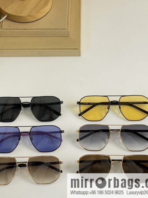 wsxc1673609218972_8-800x800rpvu0pbrumz45735_20250629233857.jpg Prada Metal Frame Unisex Sunglasses