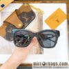 LV Louis Vuitton Square Unisex Sunglasses