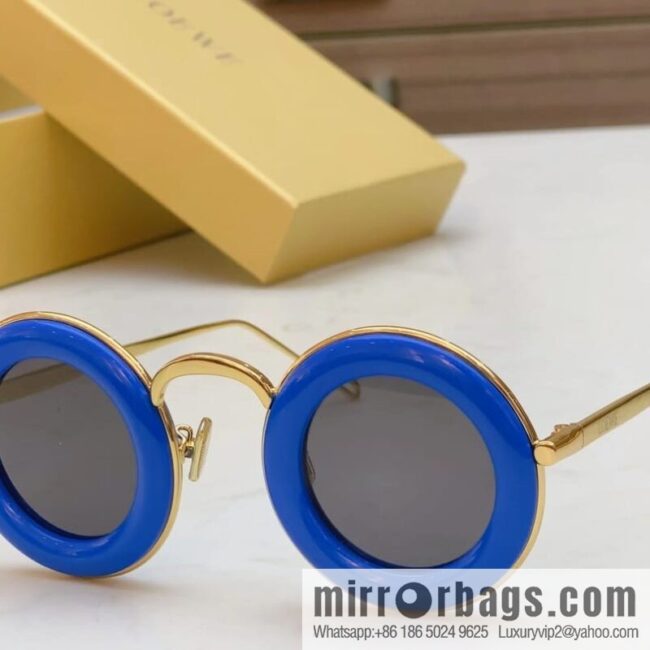 LOEWE 2023 retro women\'s round sunglasses