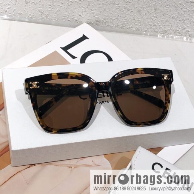 CELINE Celine Arc de Triomphe temple letter logo women\'s sunglasses