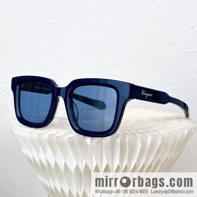 Ferragamo square unisex sunglasses
