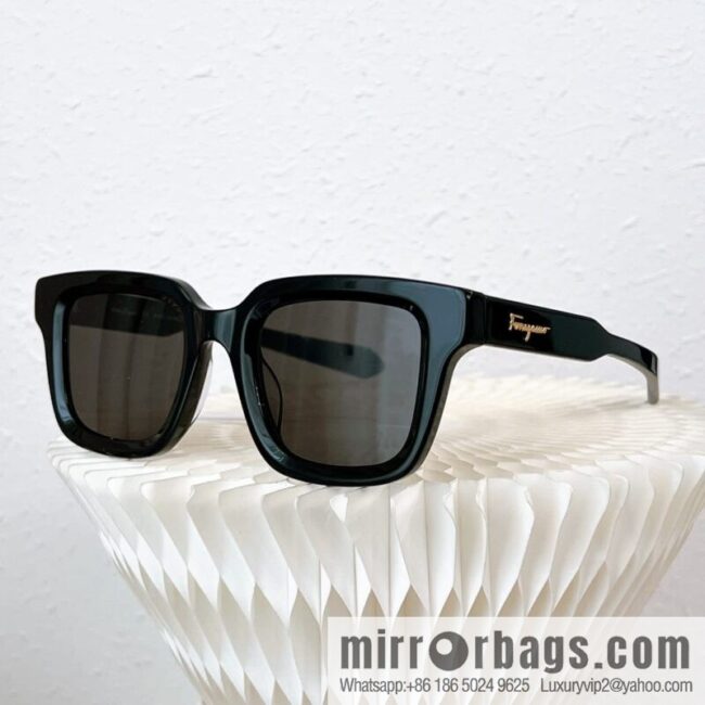 Ferragamo square unisex sunglasses