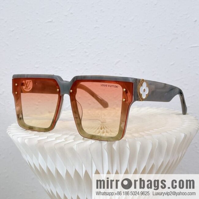LV Louis Vuitton Square Unisex Sunglasses
