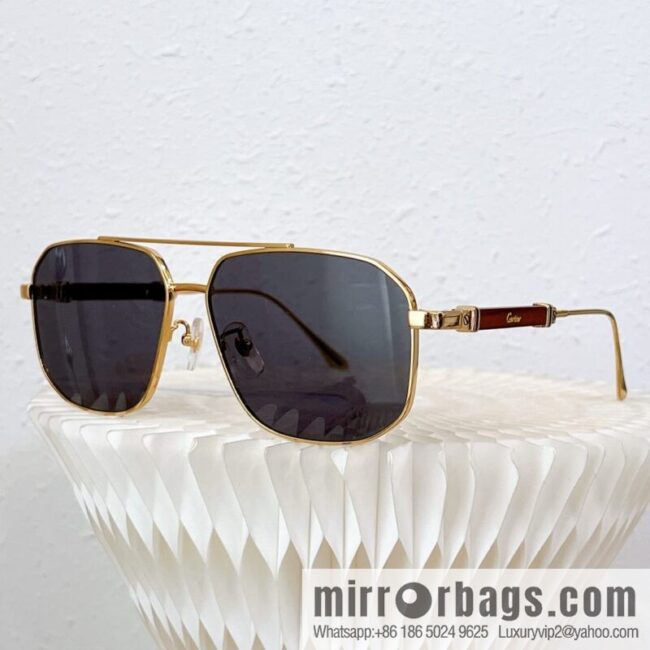Cartier Metal Box Men\'s Sunglasses