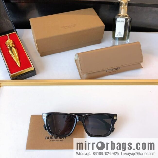 Burberry three-dimensional small frame unisex sunglasses