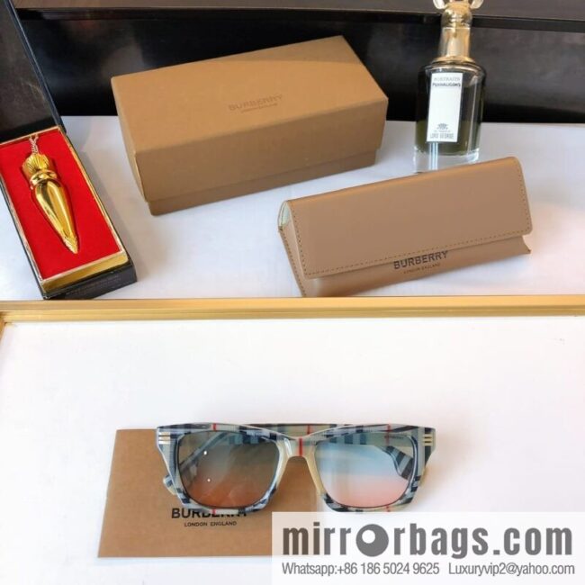 Burberry three-dimensional small frame unisex sunglasses