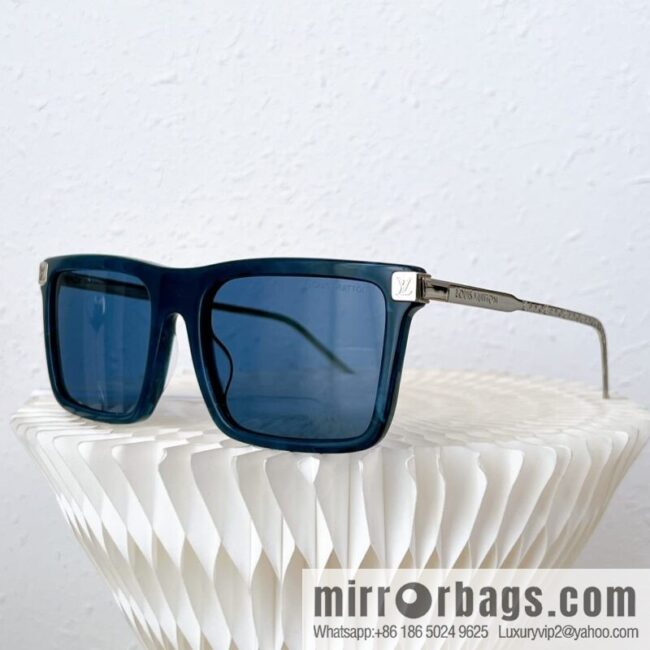 LV Louis Vuitton Square Unisex Sunglasses