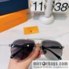 LV Louis Vuitton toad-shaped unisex sunglasses