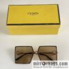 Fendi large square women\'s sunglasses