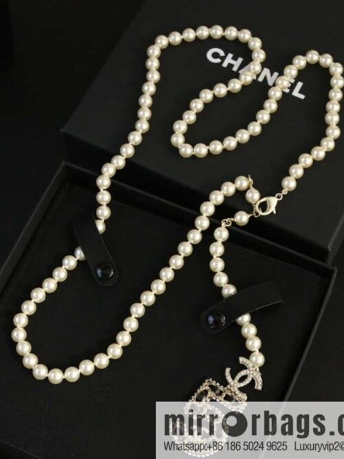 wsxc1681822396722_0-800x800hdldduglvwl42024_20250629230806.jpg New ☑️ Chanel double c5 word five pearl black leather rope belt belt chain