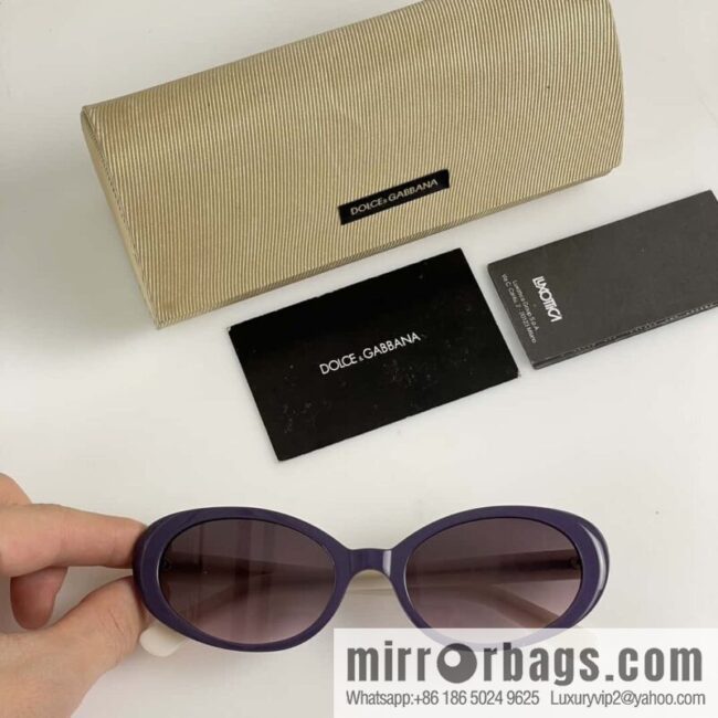 DOLCE & GABBANA Dolce & Gabbana small oval sunglasses