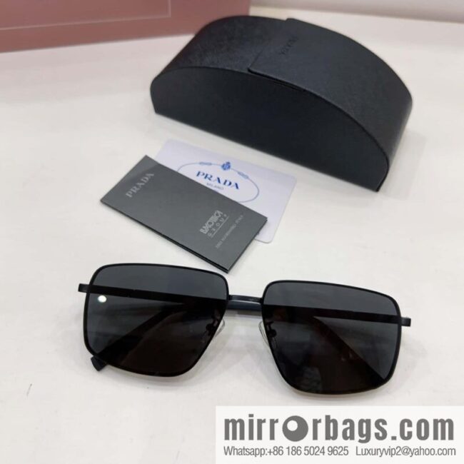 Prada Men\'s Square Sunglasses