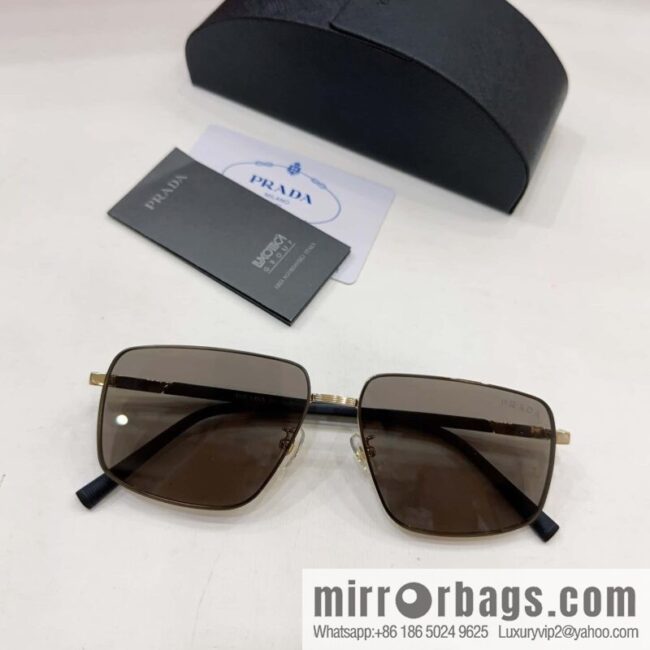 Prada Men\'s Square Sunglasses