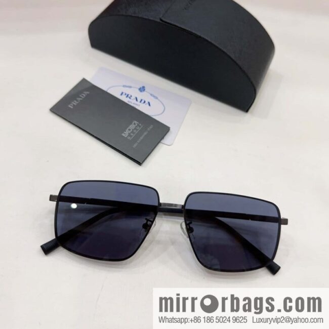 Prada Men\'s Square Sunglasses