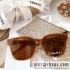 Chanel single logo mirror sunglasses