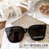 Chanel single logo mirror sunglasses