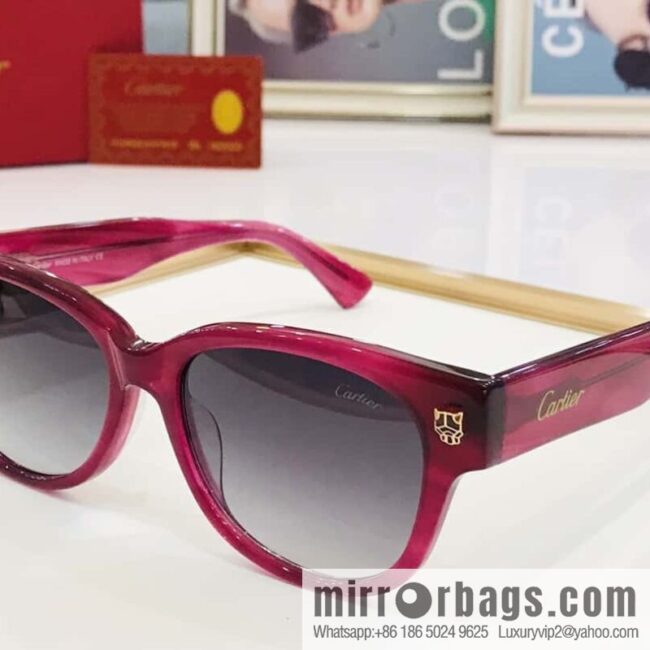 Cartier Cartier Electroplating Process Unisex Sunglasses