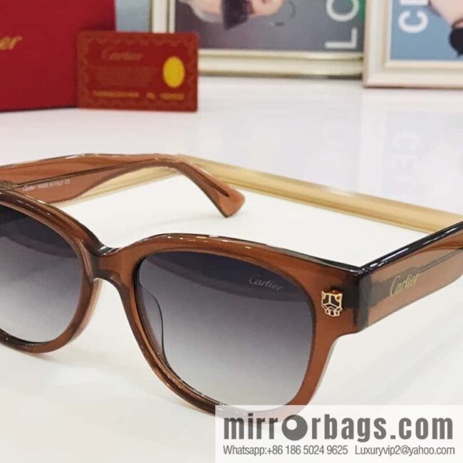 Cartier Cartier Electroplating Process Unisex Sunglasses