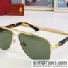 Cartier Cartier Electroplating Process Unisex Sunglasses