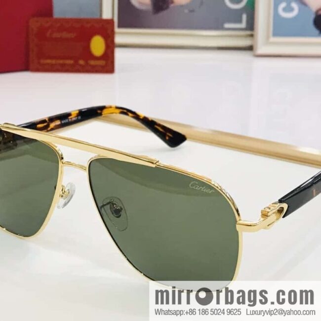 Cartier Cartier Electroplating Process Unisex Sunglasses