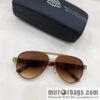 Maybach men\'s round-frame sunglasses