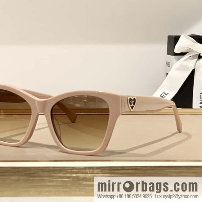 Chanel women\'s large frame sunglasses