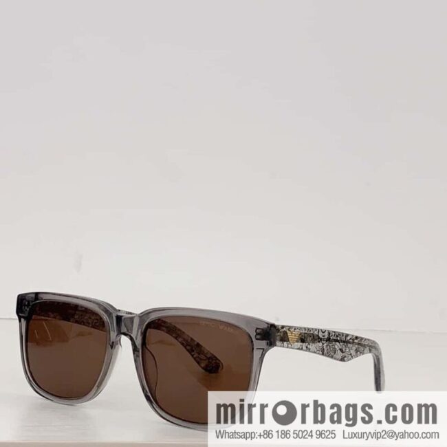 Armani Classic Plate Frame Unisex Sunglasses