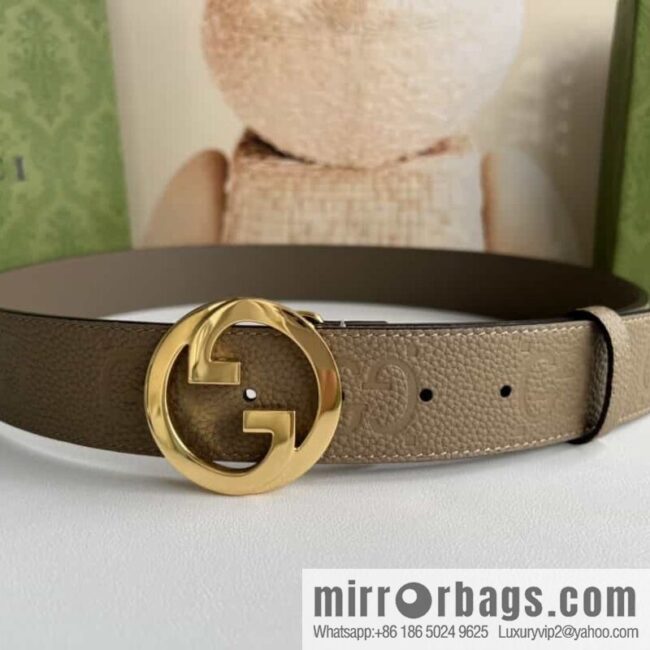 GUCCI Gucci, Round Interlocking Double G Belt