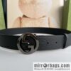 GUCCI Gucci, Round Interlocking Double G Belt