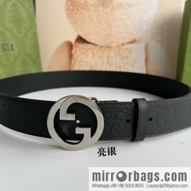 GUCCI Gucci, Round Interlocking Double G Belt