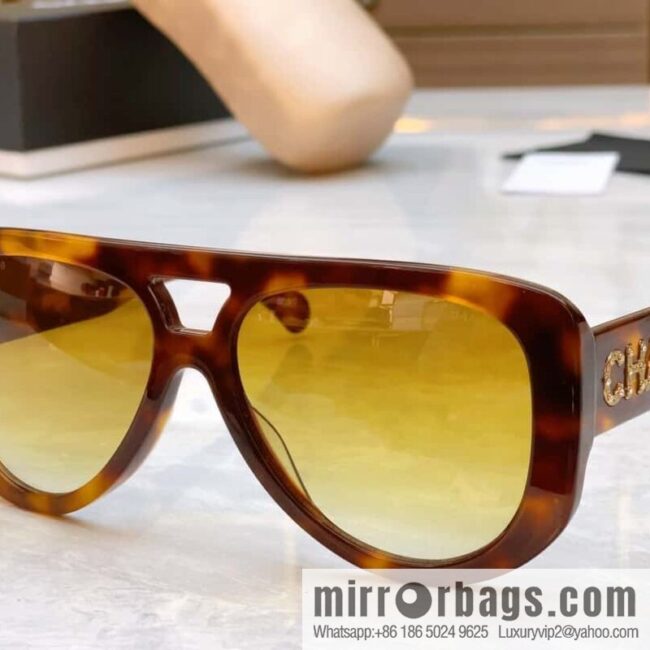 Chanel logo women\'s sunglasses