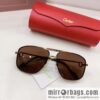 Cartier box unisex sunglasses