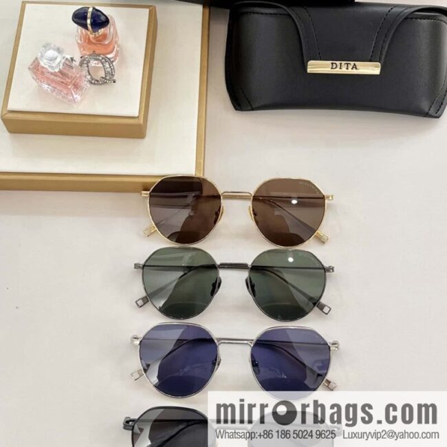 DITA Metal Large Frame Unisex Sunglasses