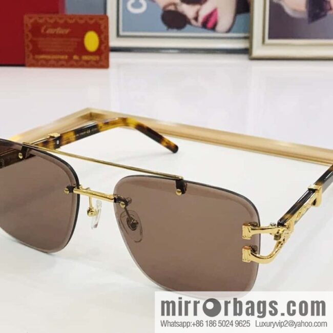 wsxc1689868359109_6-800x800nvbswshlned10014_20250625145254.jpg Cartier Rimless Men\'s Sunglasses