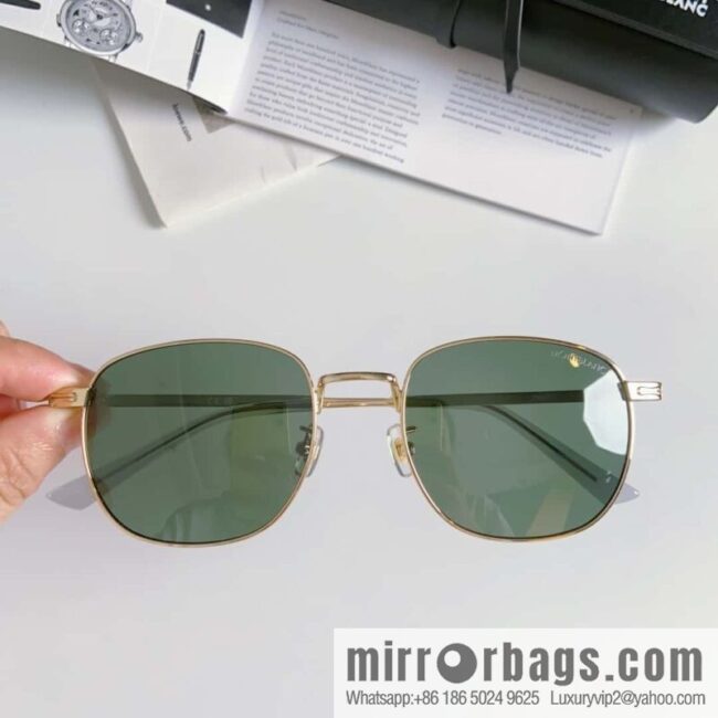 Montblanc Montblanc Simple Versatile Men\'s Square Sunglasses